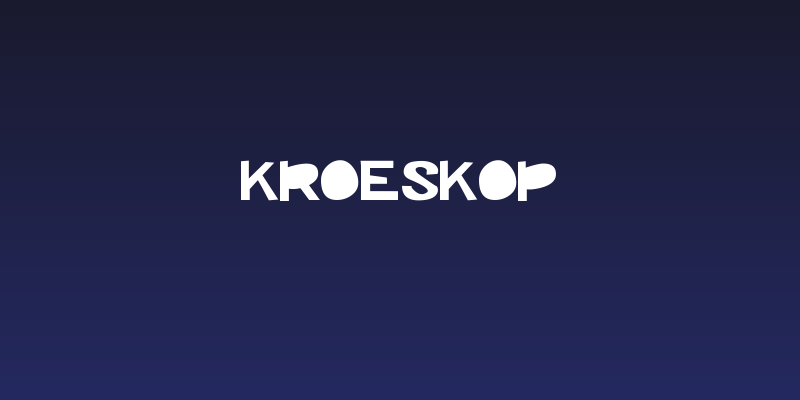 Kroeskop Social Header