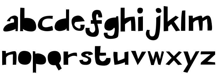 Kroeskop Font LOWERCASE