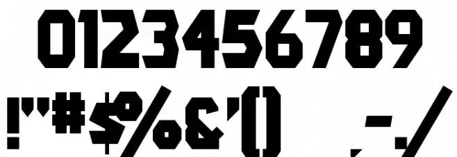 Kroftsmann Font OTHER CHARS