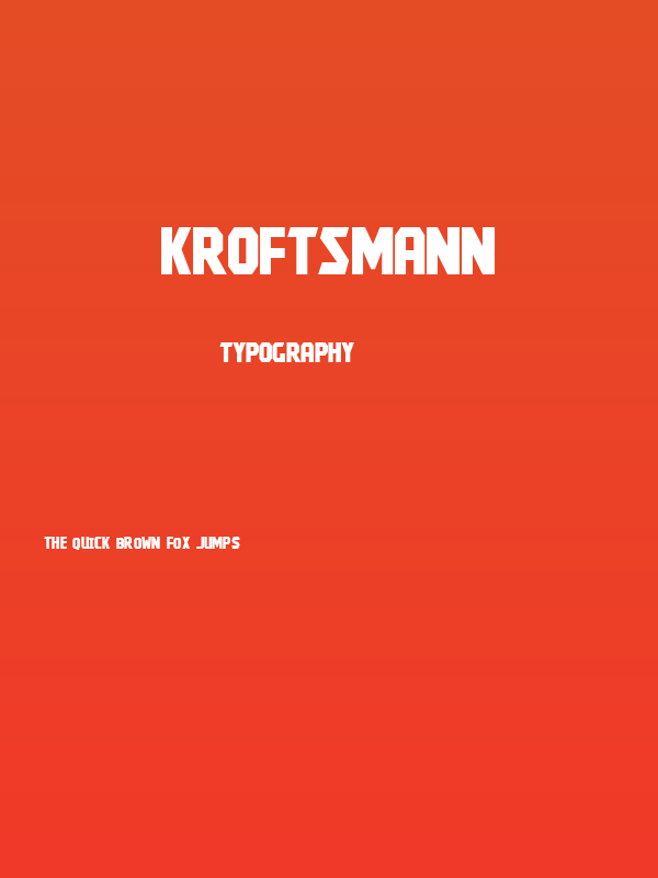 Kroftsmann Poster