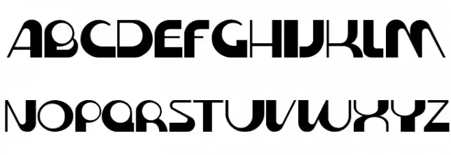 Krome normal Schriftart Groß