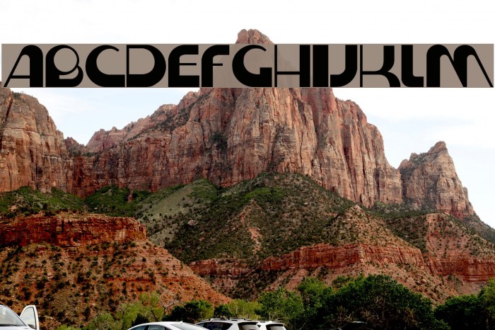Krome normal Font examples