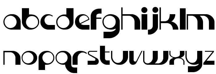 Krome normal Font LOWERCASE
