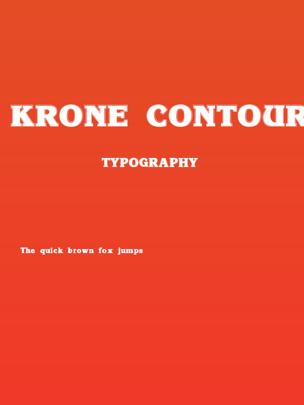Krone Contour Poster