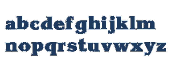 Krone Contour Lowercase