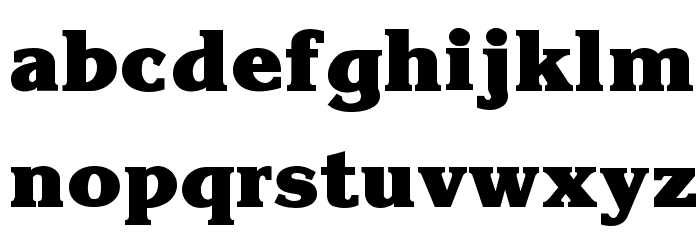 Krone ExtraBold Font LOWERCASE