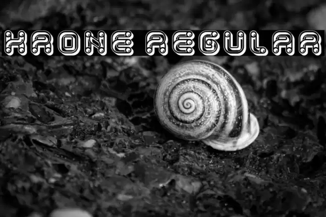 Krone Regular Font examples