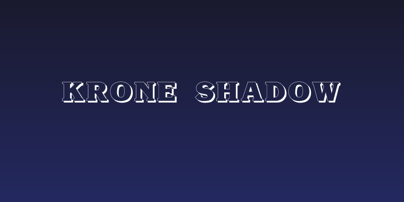 Krone Shadow Social Header