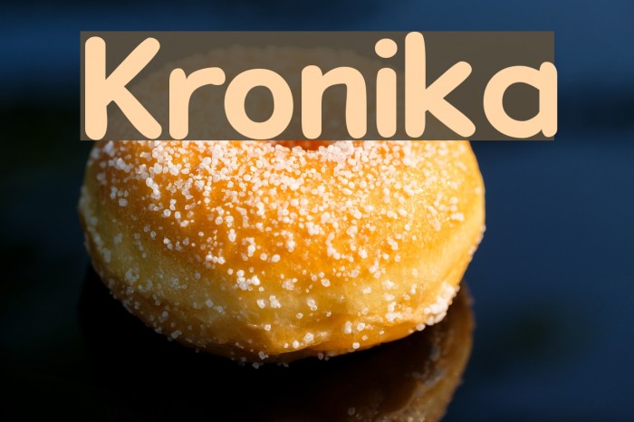 Kronika Font examples