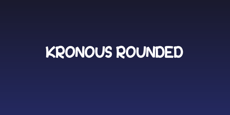 Kronous Rounded Social Header