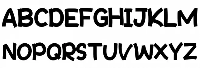 Kronous Schriftart Groß