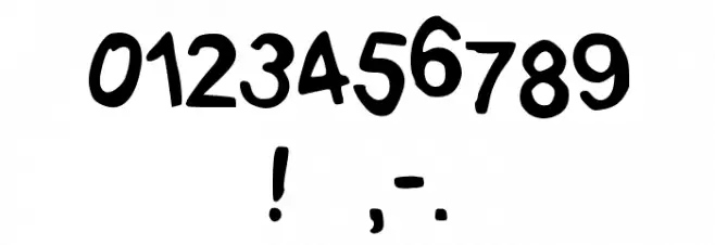 KrooKed Font OTHER CHARS