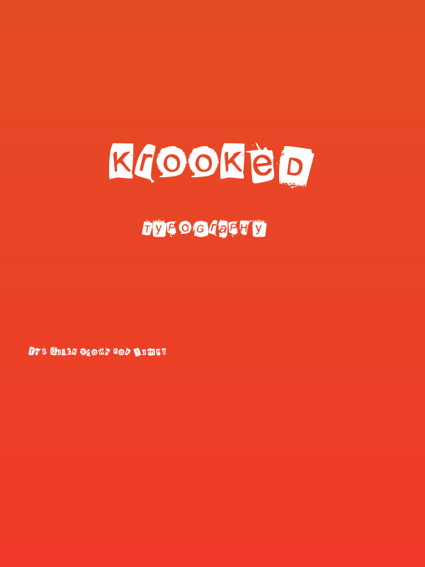 KrooKed Poster