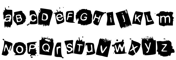 KrooKed Font LOWERCASE