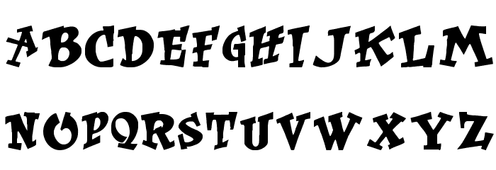 KrtRussell Font LOWERCASE