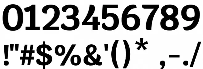 Krub Bold Font OTHER CHARS