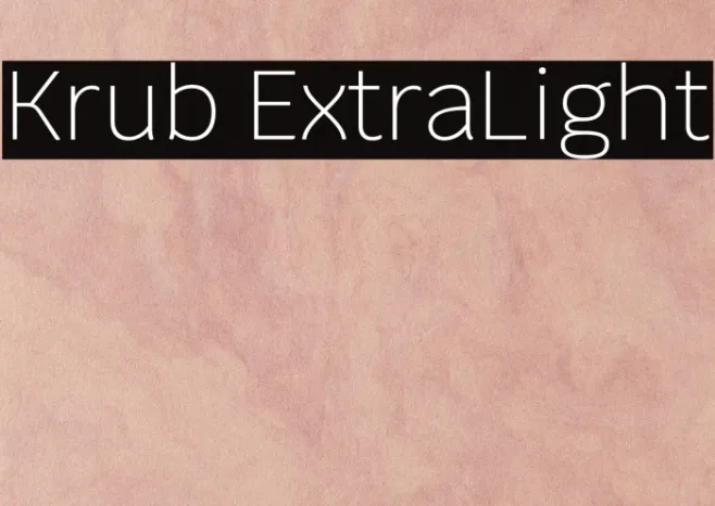 Krub ExtraLight Example 1