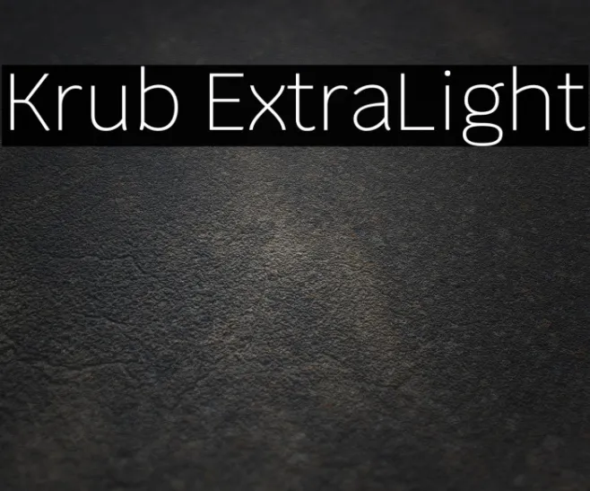 Krub ExtraLight Example 3