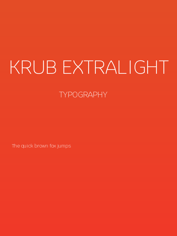 Krub ExtraLight Poster