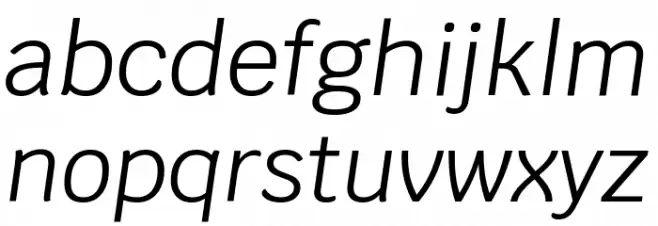 Krub Italic Fuentes MINÚSCULAS