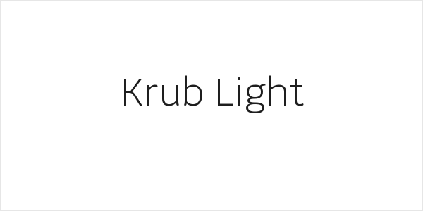 Krub Light Logo