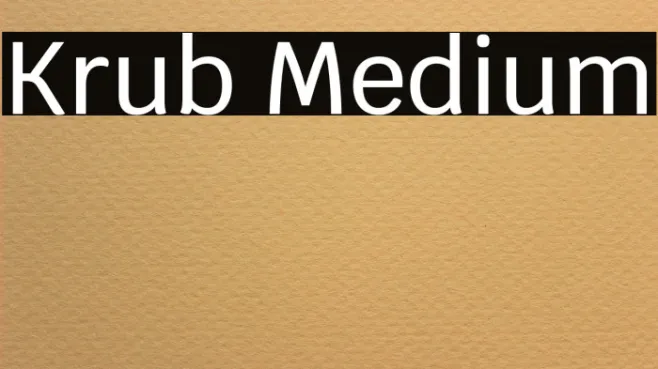 Krub Medium Example 1