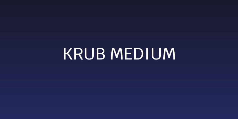 Krub Medium Social Header