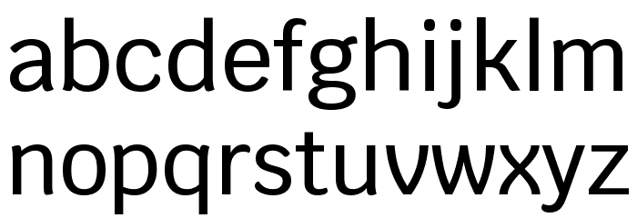 Krub Medium Font LOWERCASE