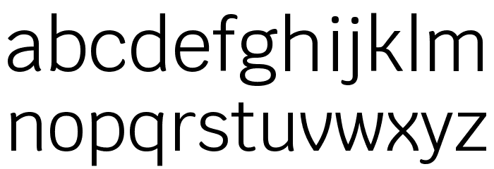 Krub Regular Font LOWERCASE