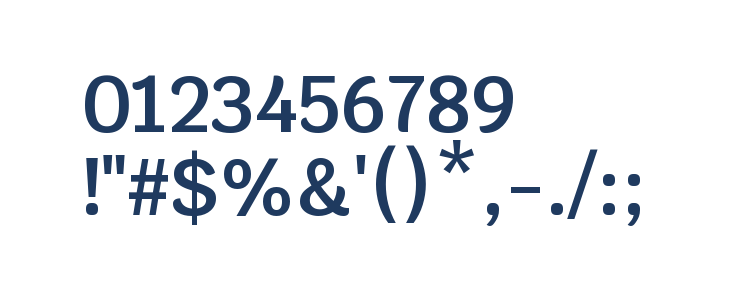 Krub SemiBold Other Characters