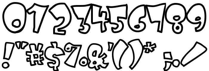 Kruffy Font OTHER CHARS