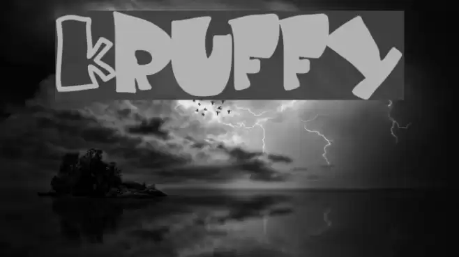 Kruffy Font examples