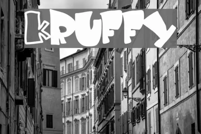Kruffy Font examples
