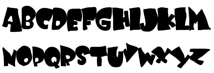 Kruffy Font LOWERCASE