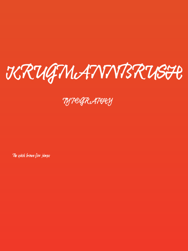 KrugmannBrush Poster