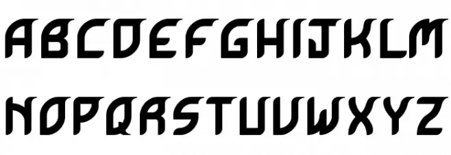 Krugovis Bold 字体 大写