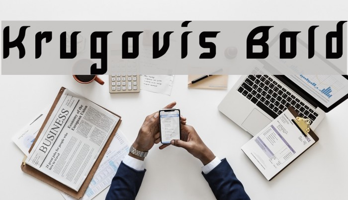 Krugovis Bold Font examples