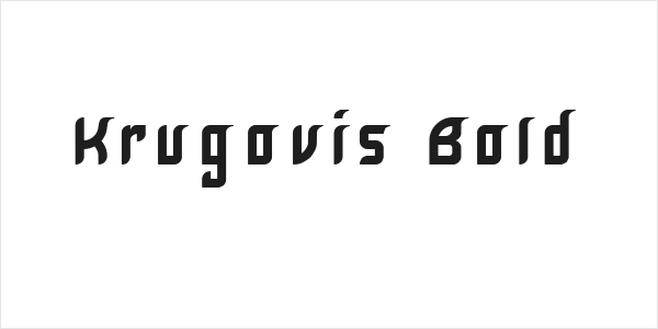 Krugovis Bold Logo
