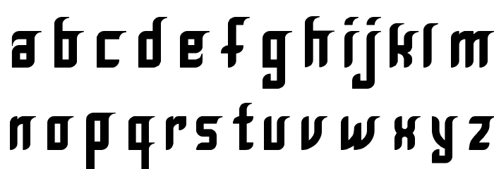 Krugovis Bold Font LOWERCASE