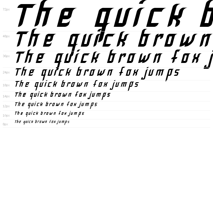 Krugovis-Italic Waterfall