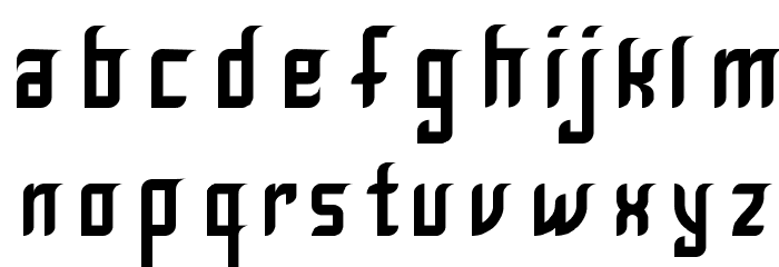 Krugovis Font LOWERCASE