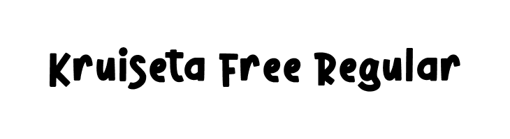 Kruiseta Free Regular  免费字体下载