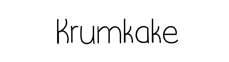 Krumkake  フリーフォントのダウンロード