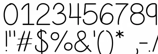 Krumkake Font OTHER CHARS