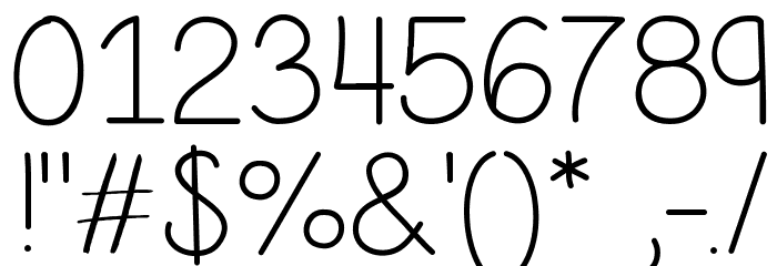 Krumkake Font OTHER CHARS