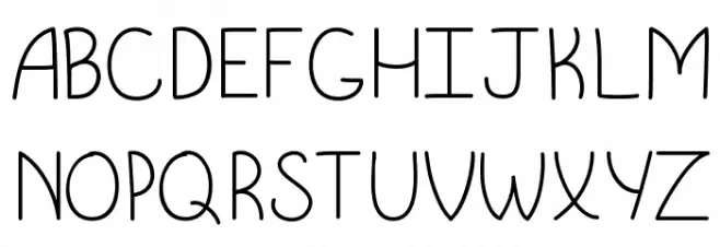 Krumkake Schriftart Groß