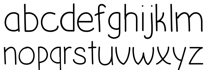 Krumkake Font LOWERCASE