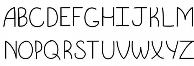 Krumkake Schriftart Groß