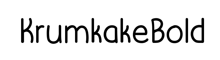 KrumkakeBold Font