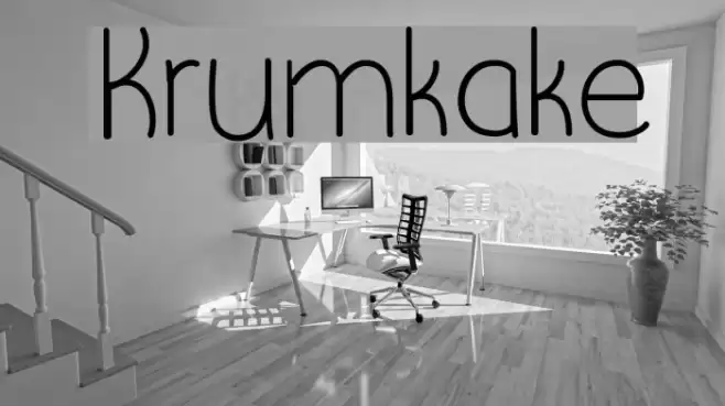Krumkake Font examples
